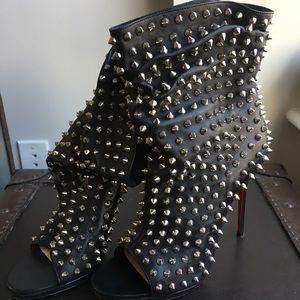 Christian Louboutin Guerilla 120 Spikes Boots 38